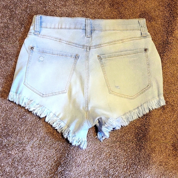 NOBO Denim Button Fly Denim Shorts.  Size Junior 11. High Rise. - Picture 2 of 3